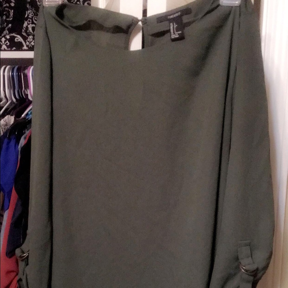 Rue hunter green top